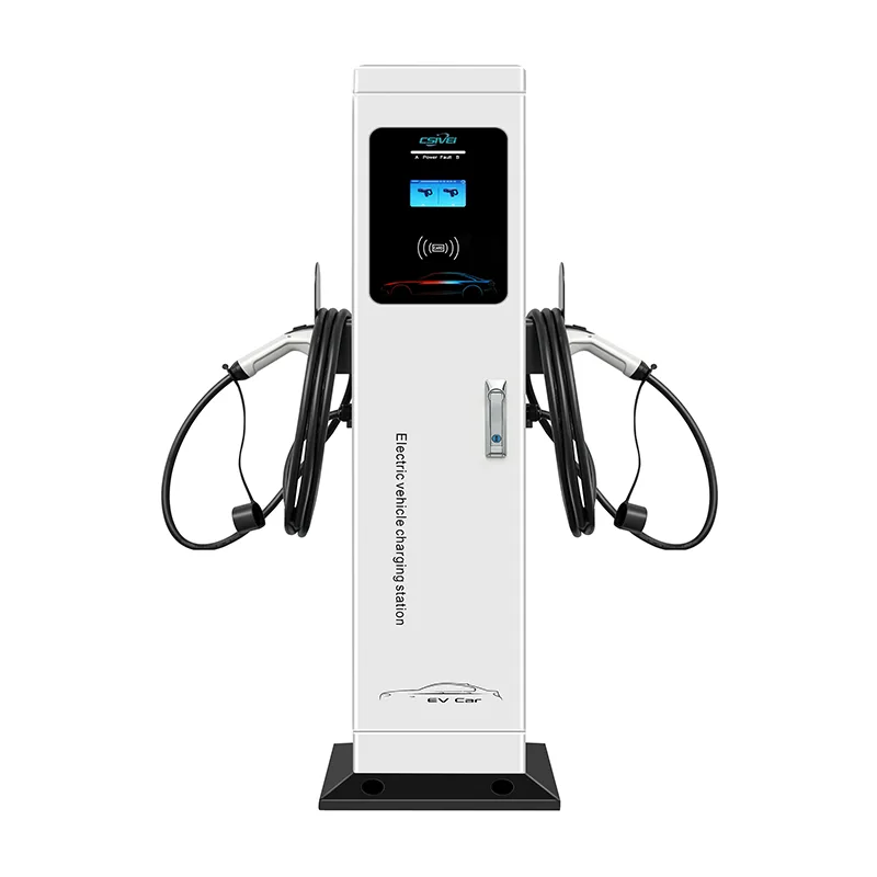 Dual-Gun Standing DC EV-laddare
